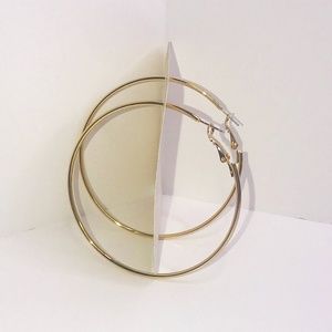 Gold Hoops - Medium Sized